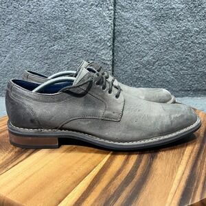 Men's Gray Suede Leather Dress Shoes Lace Up Derby Chukka Boots Nike Air Size 11